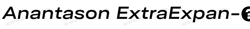 Anantason ExtraExpan字体转换